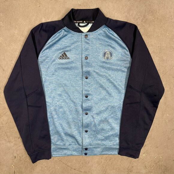 Adidas CFL Toronto Argonauts Button Up Track Sweatshirt Large - Picture 2 of 9